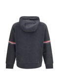 Thom Browne 4-bar piqué hoodie